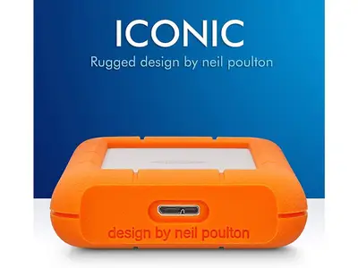 LaCie 5TB Rugged Mini USB Portable Hard Drive 2.5"