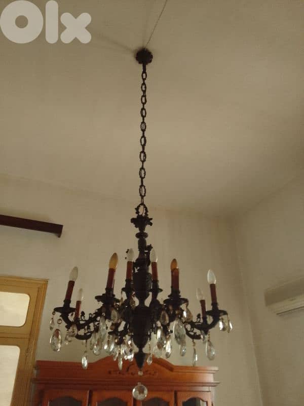 antique copper light fitting 0