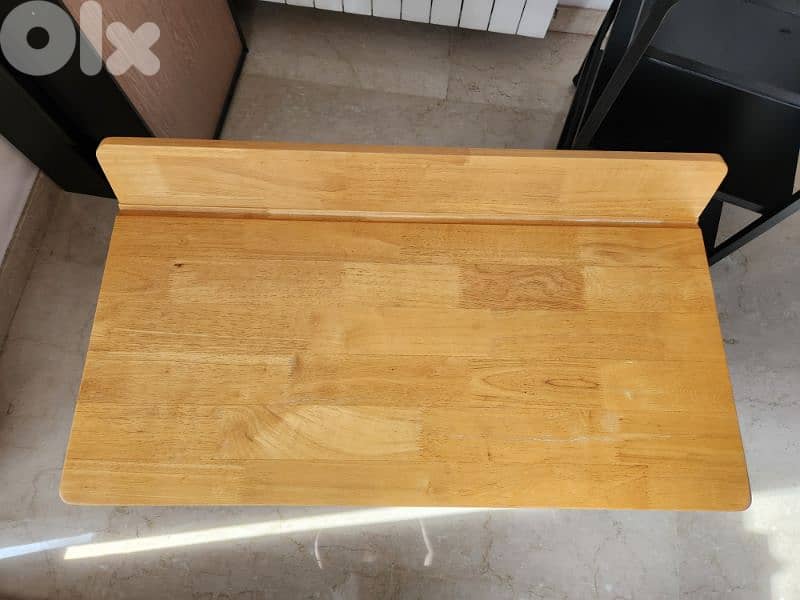 Side table (sofa or bed) made of wood 0