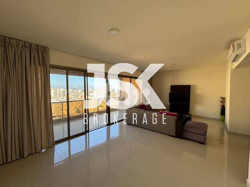 L21104 - Semi-Furnished Apartment For Sale in Jdeideh 0