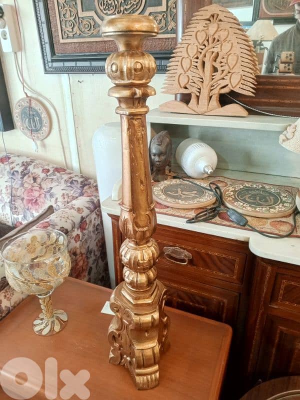 wood candelabra 0