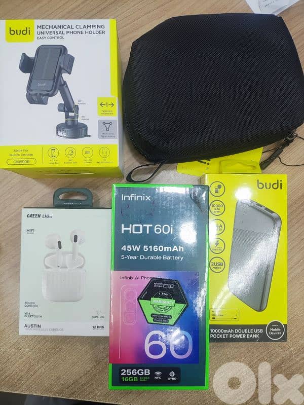 infinix hot 60 I 256GB bundle 0