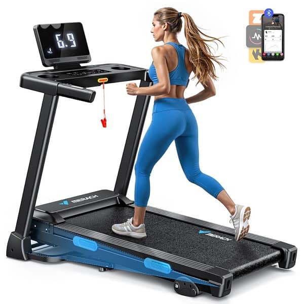 MERACH Foldable Treadmill T12 Incline 0.8-12km/H Walking Pad 3
