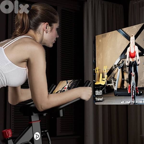 DeerRun S500 Pro King Size Indoor Exercise Bike for Ta 3