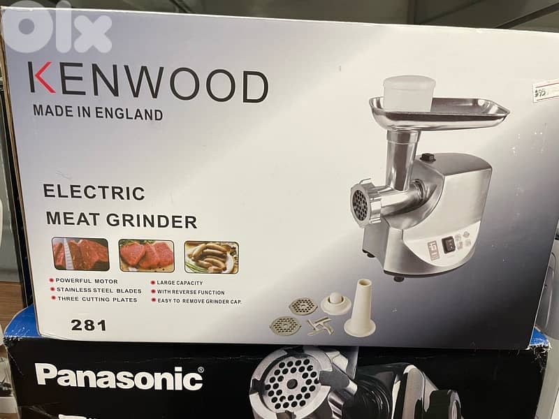 KENWOOD MADE IN ENGLAND ELECTRIC MEAT GRINDER 0