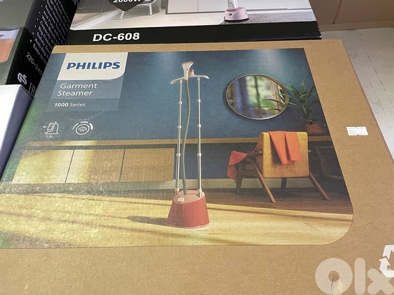 Philips Garment Steamer 1000 Series - 1800W, 1.8L 0