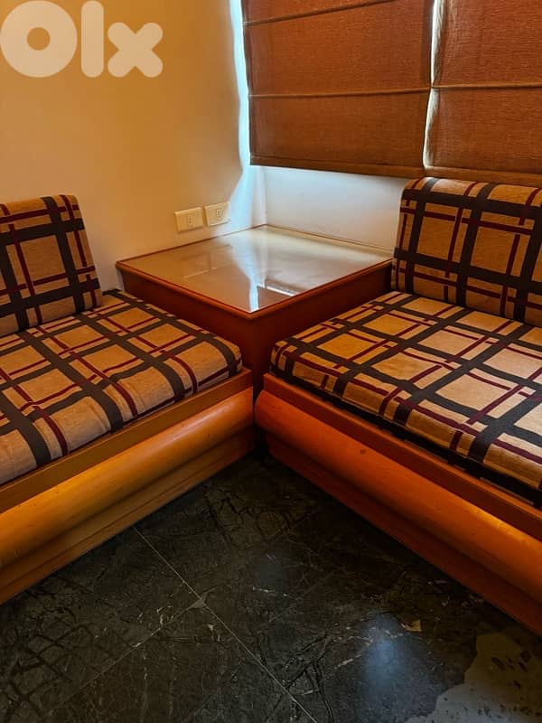wooden sofas 0