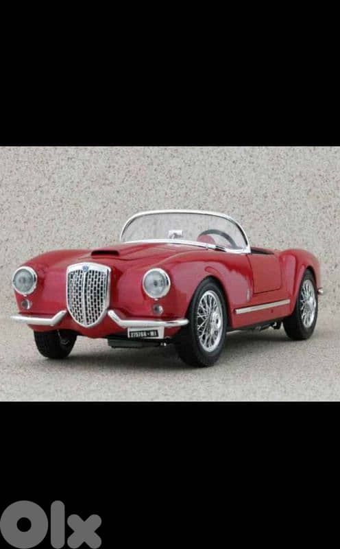 burago 1:18 scale vintage lancia aurelia b24 spyder made in italy 1