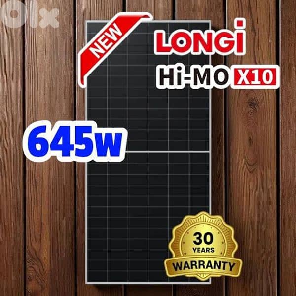 Longi HI-MO x10 645W Bifacial 0
