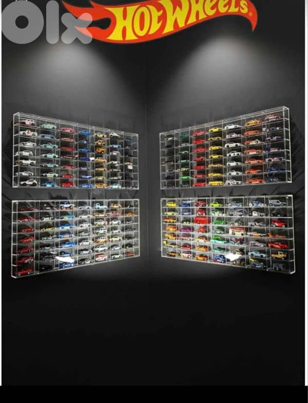 plexi stand for hot wheels cars scale 1:64 1