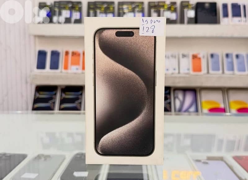 iphone 15 pro 128 gb brand new sealed 0
