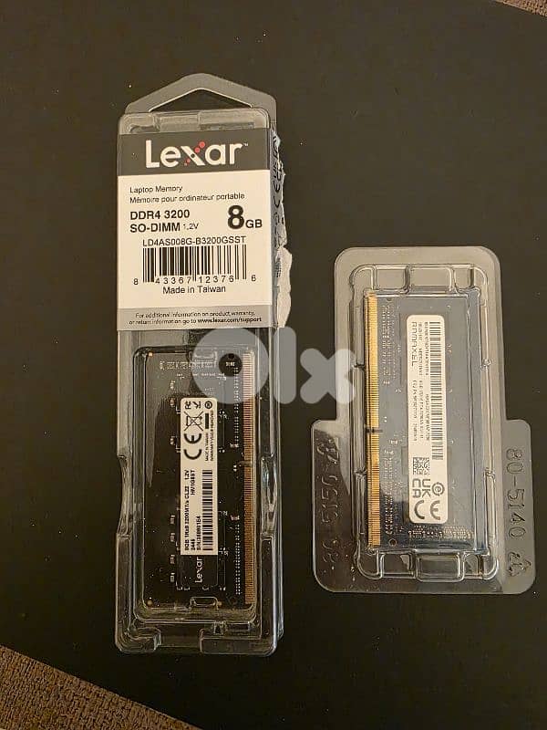 RAM 8 GB DDR4 LEXAR 3200 MHZ 0