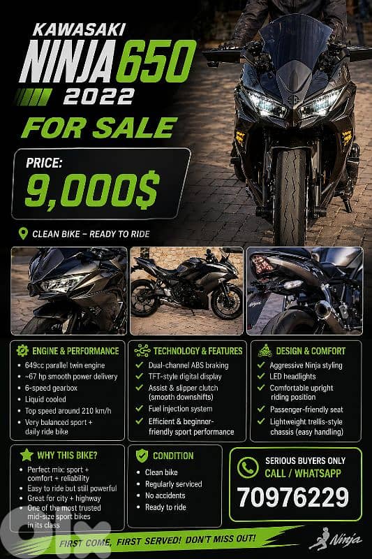Kawasaki Ninja 650 0