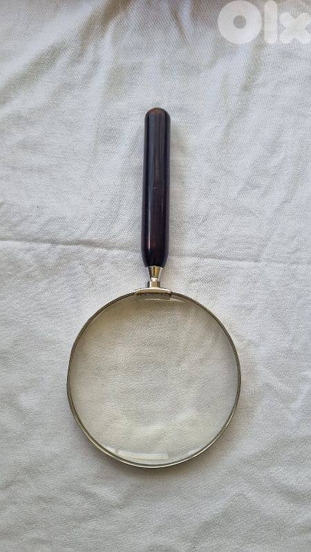 Rare Antique 1945 German Magnifying Glass - D. B. Pat. Silver Frame 11