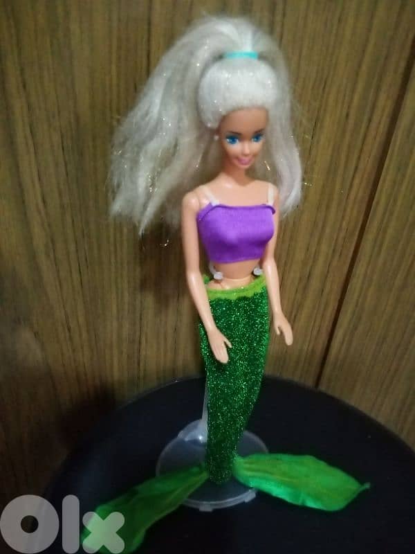 BLUE MERMAID Barbie Mattel 1991 rare vintage great doll=35$ 0