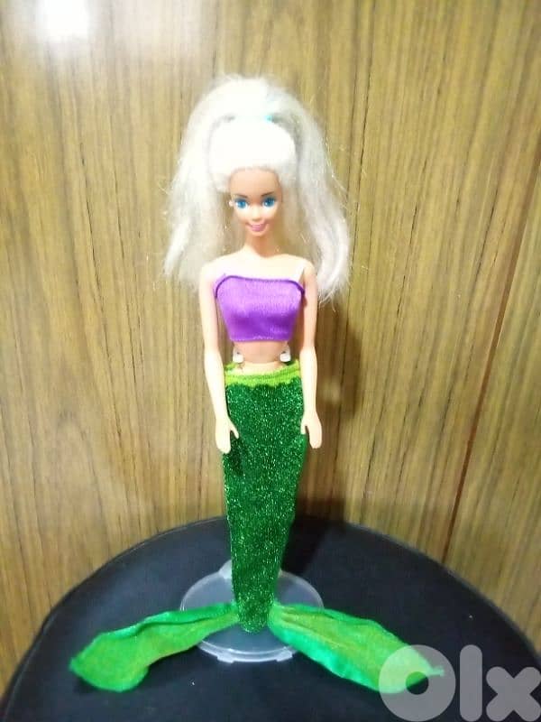 BLUE MERMAID Barbie Mattel 1991 rare vintage great doll=35$ 5