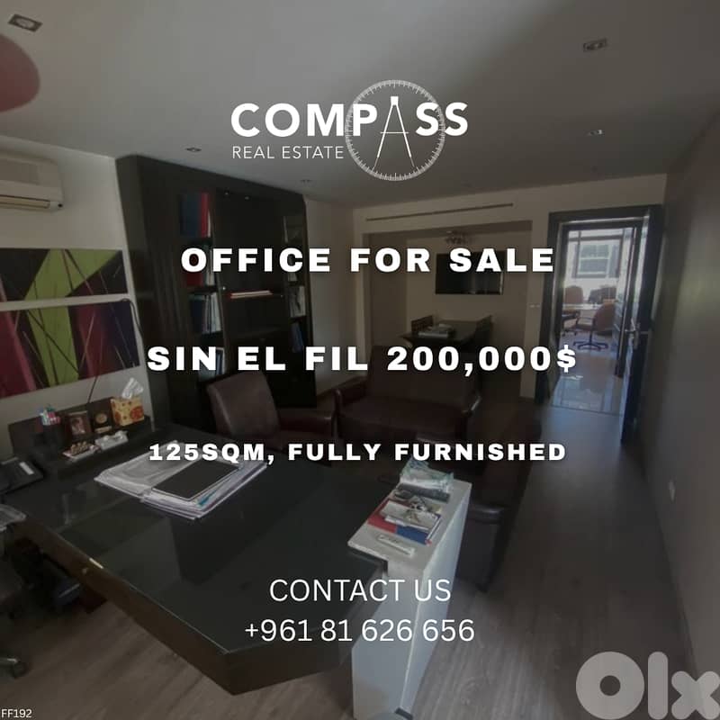 OFFICE FOR SALE SIN EL FIL 0