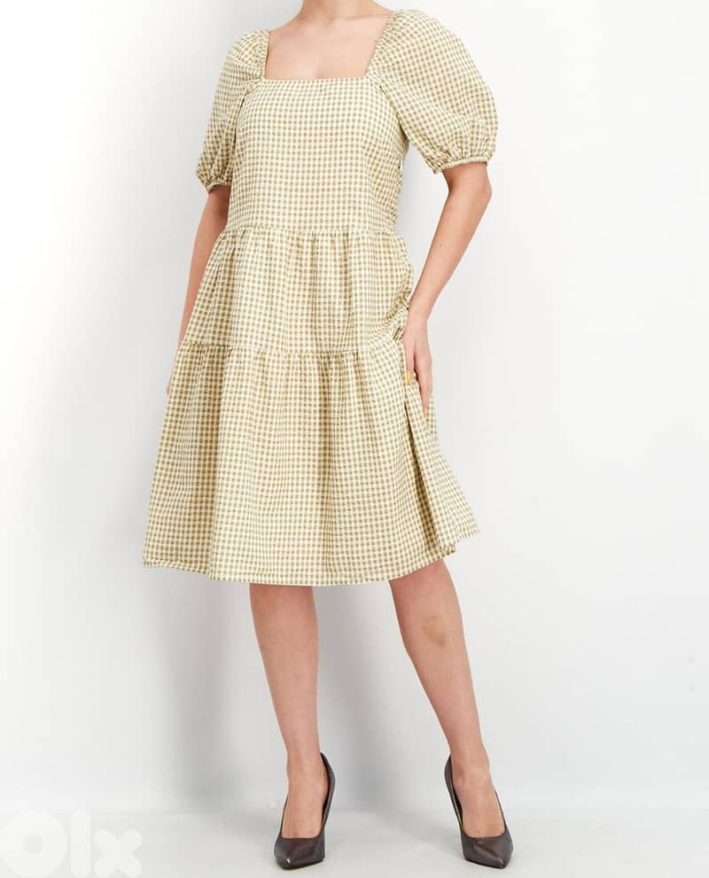 Y. A. S Yellow Balloon slEEVE dRESS 0