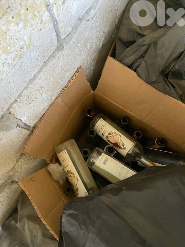 glass bottles (wine,alcohol,water) 0