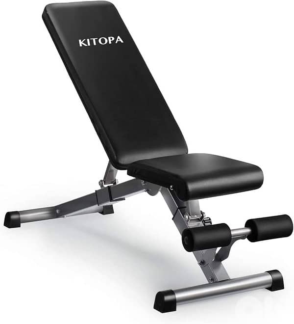 Kitopa Adjustable Weight Bench, Multifunctional Weight 0
