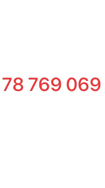 78 769 069 for sale!!
