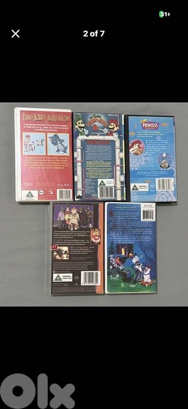 Vintage 90s VHS Lot - Super Mario Bros, Dinosaurs, Disney & More! PAL 1