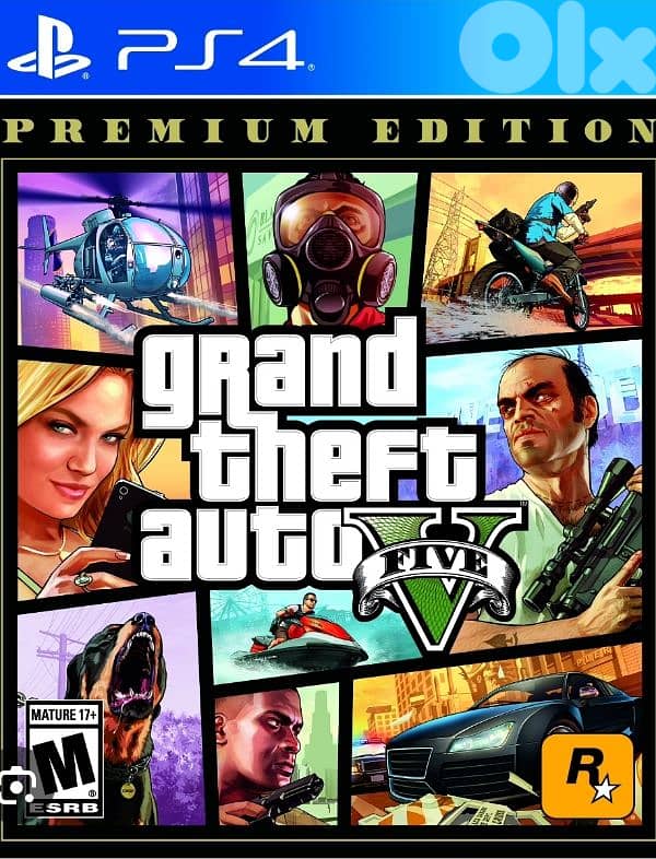 Gta 5 ps4 cd for sale for 26$(new) 2