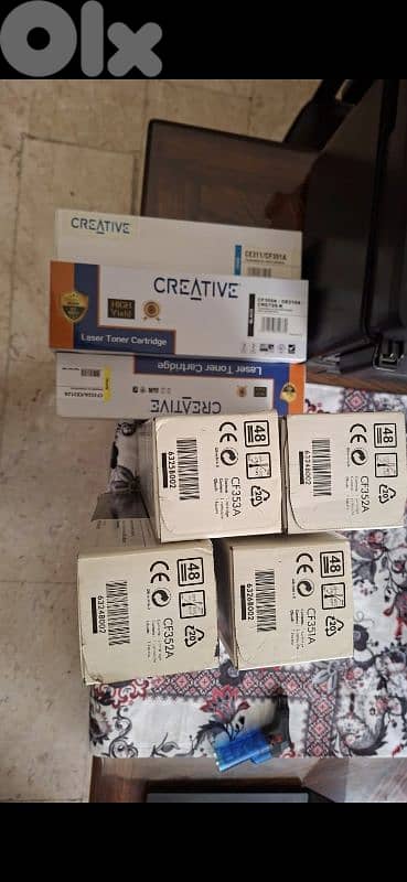 used like new hp printer mfp177fw   4 in 1 wifi,network, duplex 7