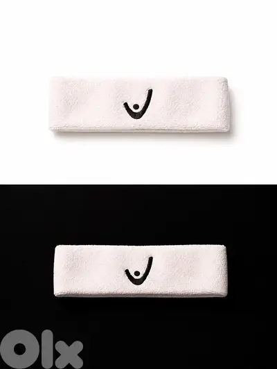 Head headband and wristband.