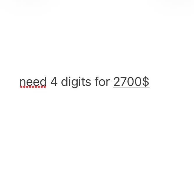 want to buy 4 digits plate number 0