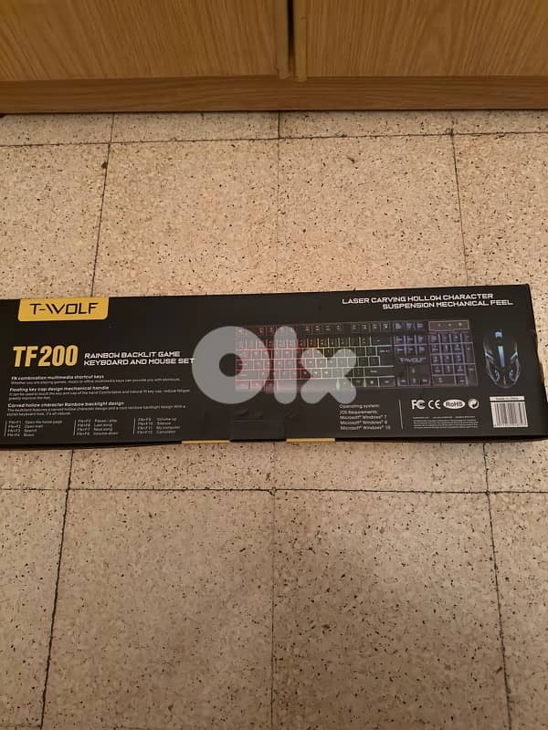 gaming keyboard and mouse RGB light 1