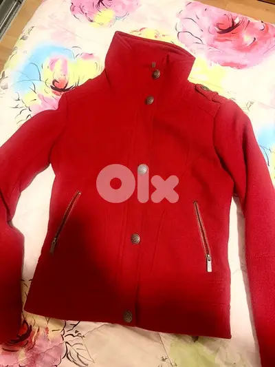 Bershka Red Structured Jacket