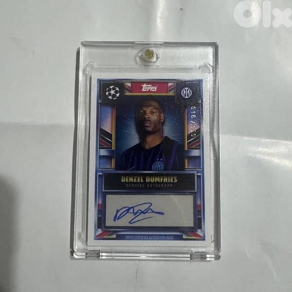 Denzel Dumfries Geniune Autograph 16/150 25-26 0