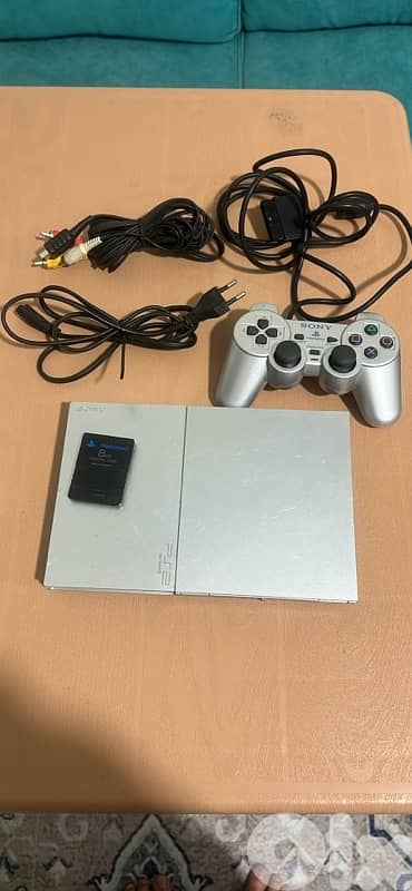 ps2 slim silver 0