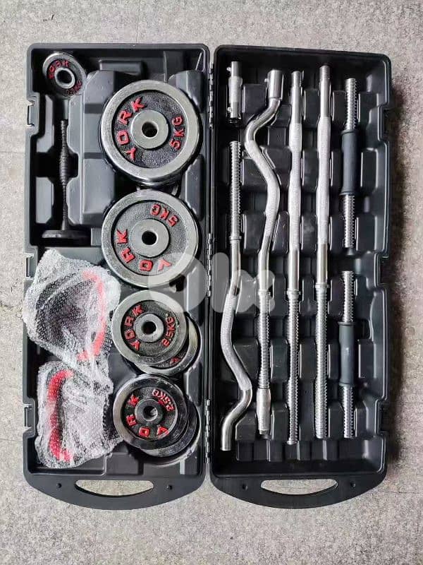 55k dumbbell barbell combo 0