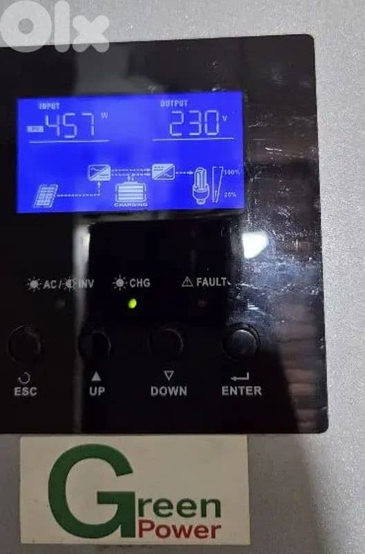 UPS Inverter 5kw + 4 tubular batteries 200AH + 6 solar Panels 535 W 0
