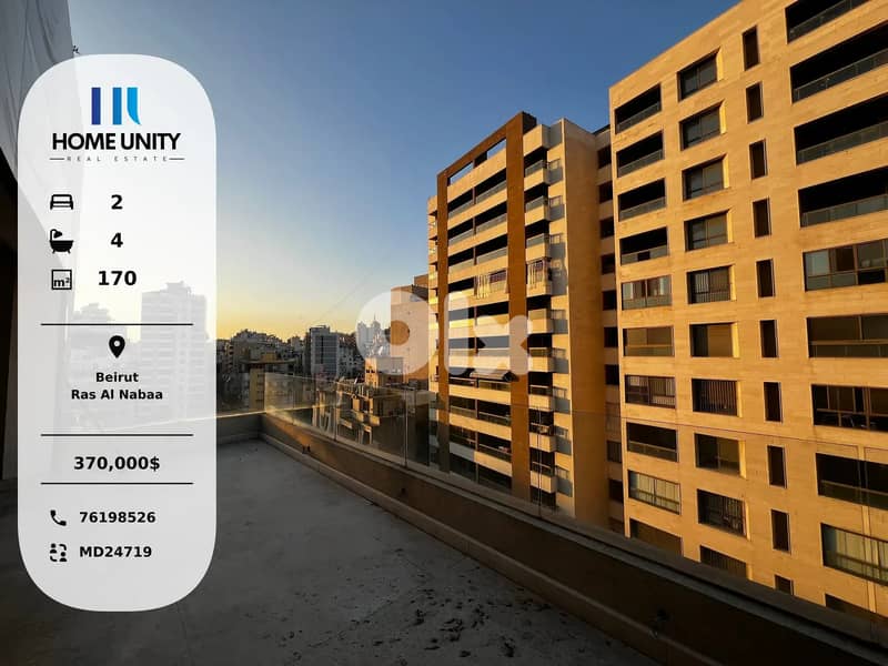apartment for sale in Ras Al Nabaa, Beirut 0