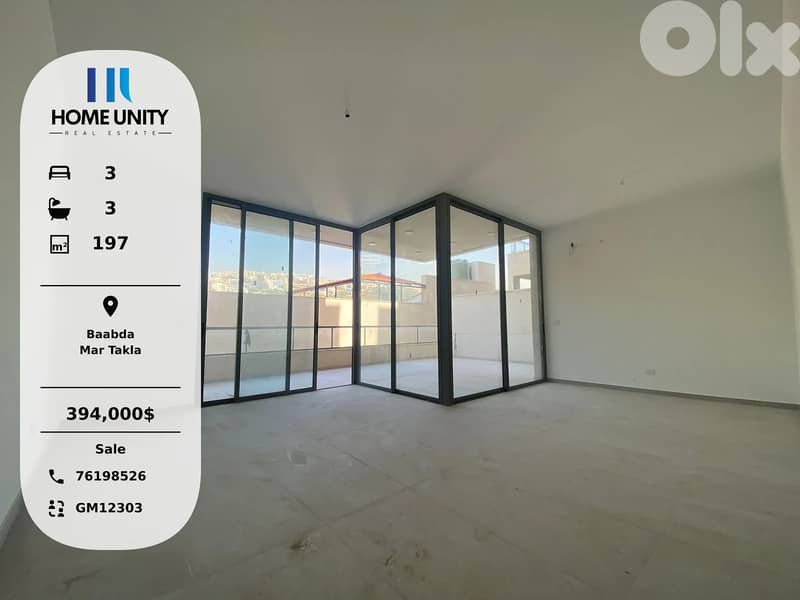 apartment for sale in Mar Takla, Baabda 0