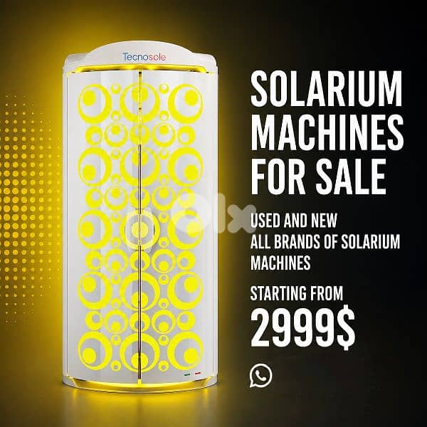 Solarium Machines for Sale New and Used All Brands Available 0