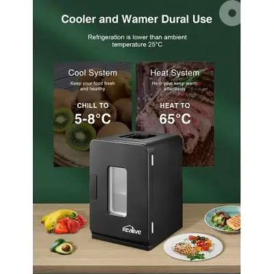 Kealive YT-A-15X Mini Thermoelectric Cooler & Warmer For Home & Car 15