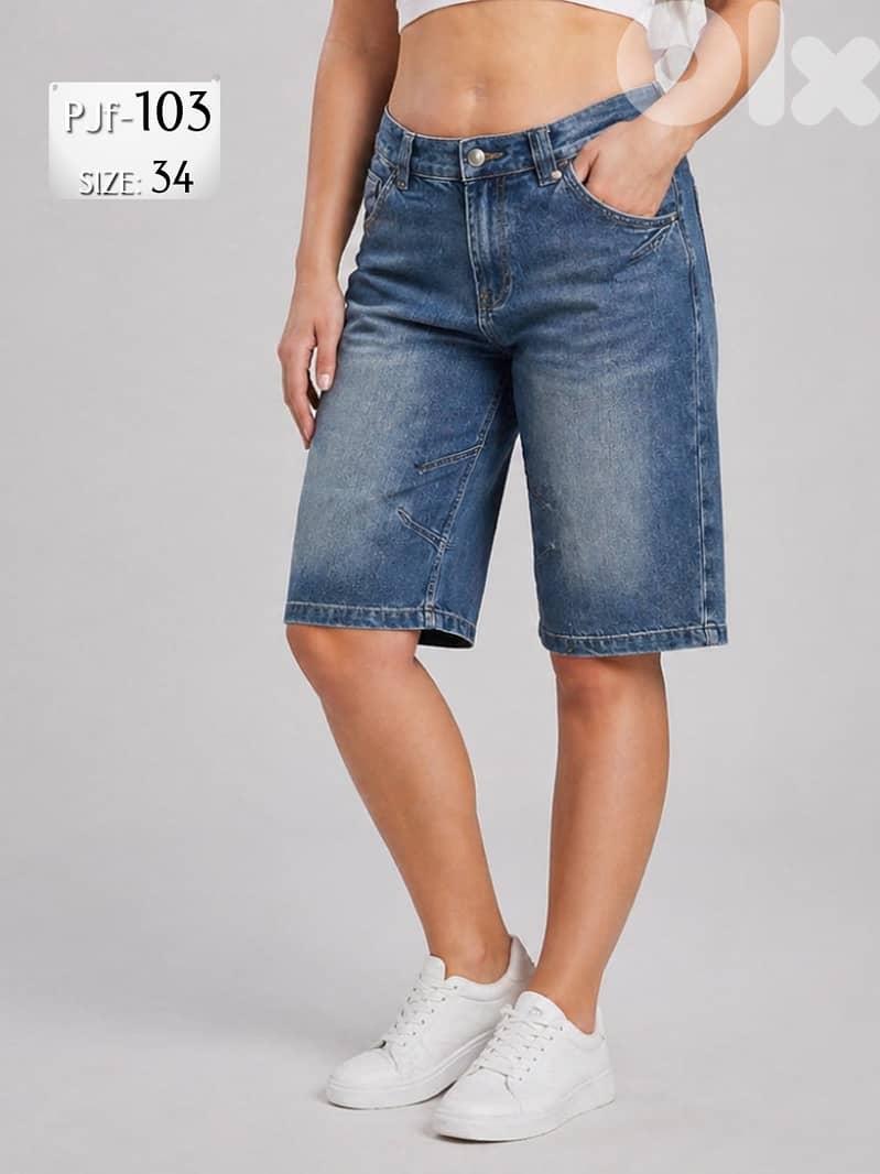 Ladies' Jeans Capri PANTs from European Brands 3