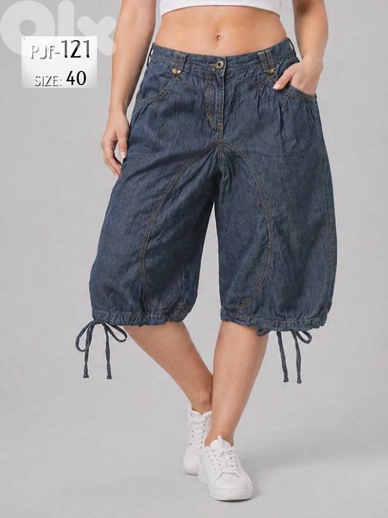 Ladies' Jeans Capri PANTs from European Brands 11