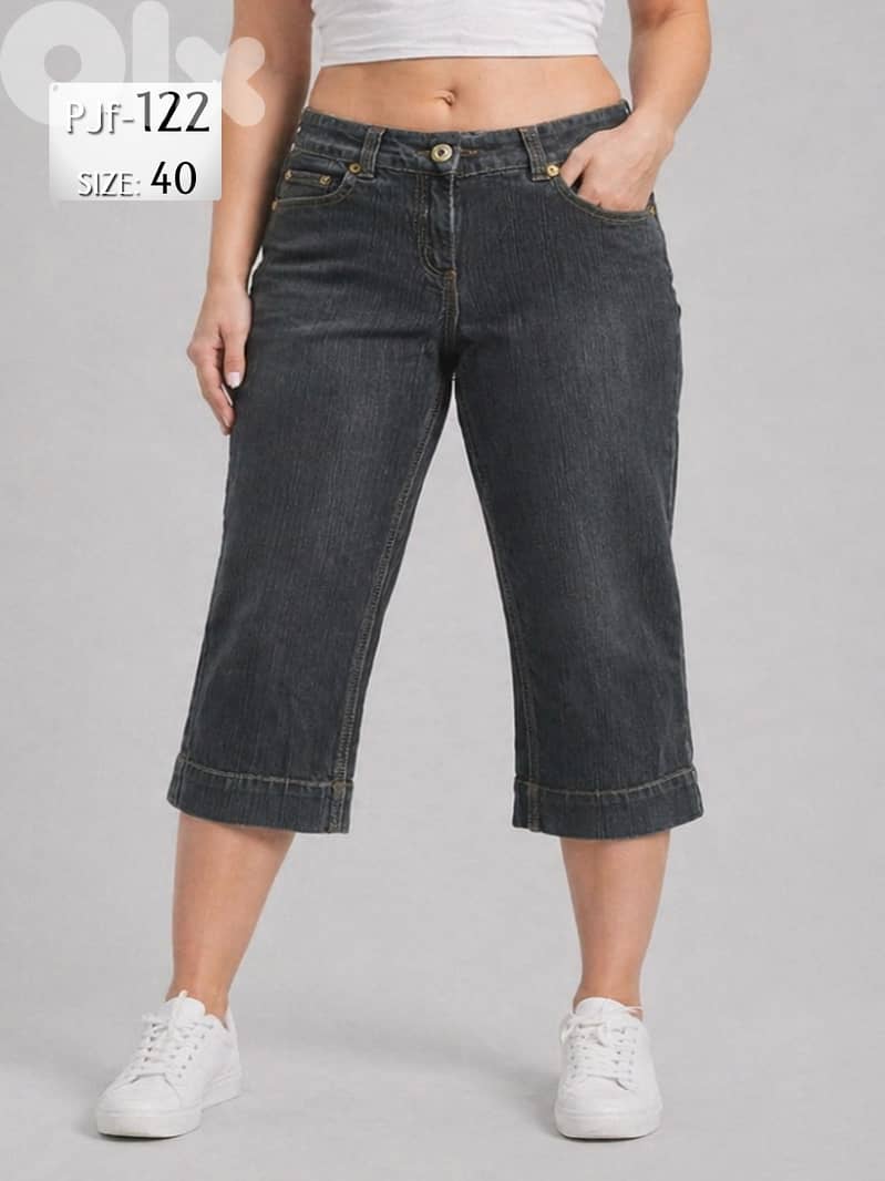 Ladies' Jeans Capri PANTs from European Brands 12