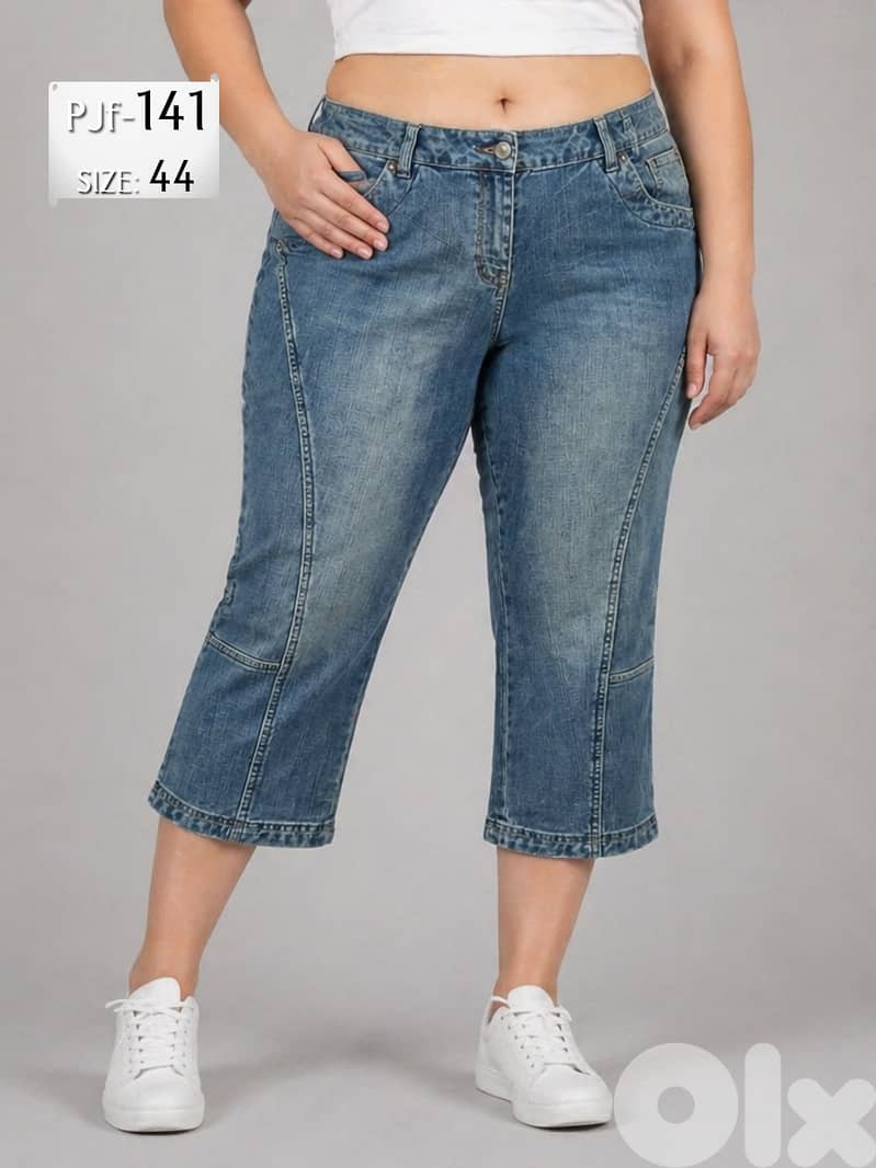 Ladies' Jeans Capri PANTs from European Brands 16