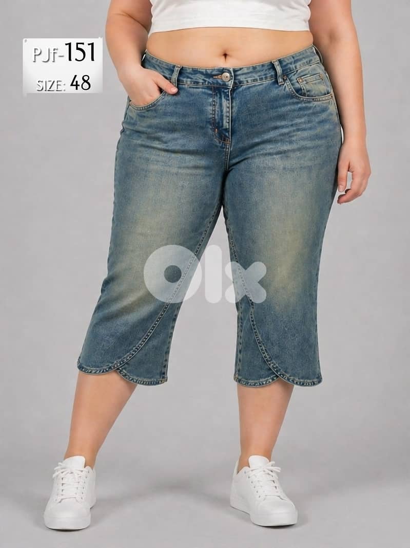 Ladies' Jeans Capri PANTs from European Brands 17