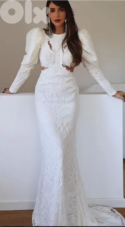 wedding dress vintage inspired size 40 New فستان عرس