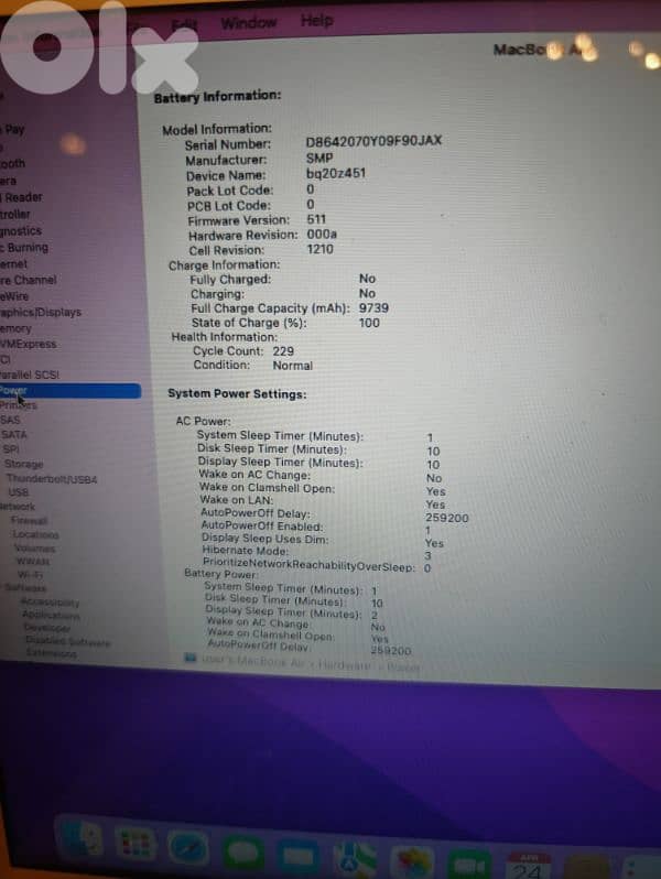 macbook air 2017 13.3 128/8GB used like new 4