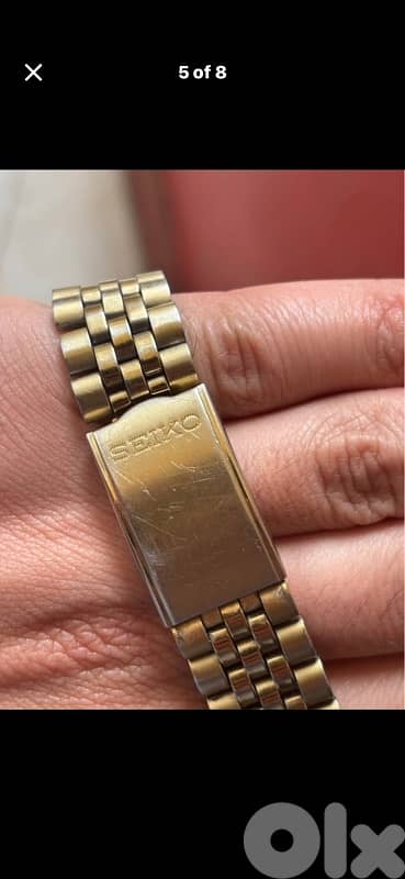 Vintage Seiko 5 Gold Automatic Datejust-SNXJ94 Style-Fluted Bezel 4