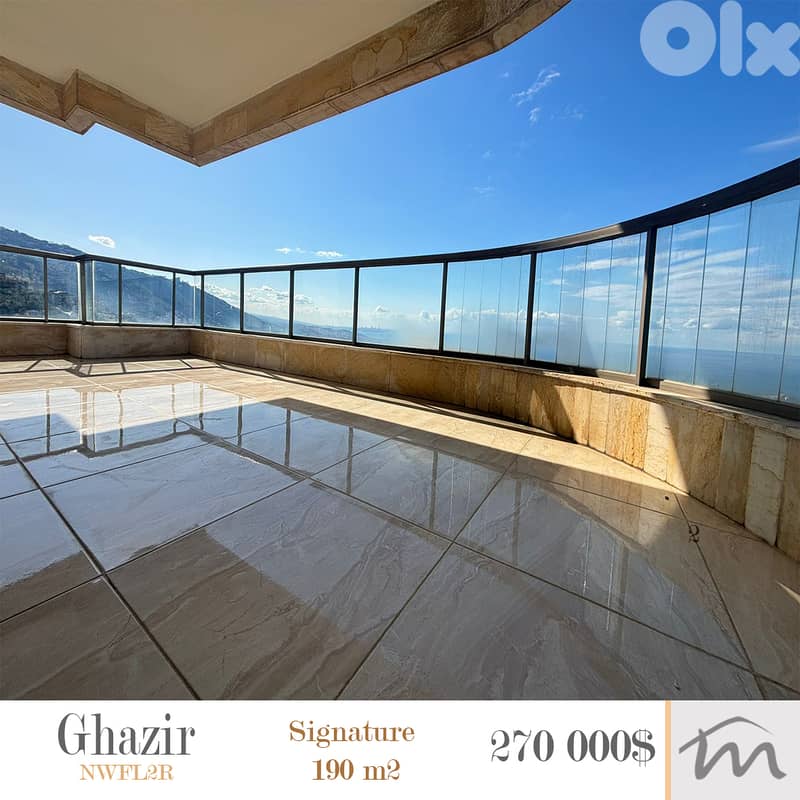Ghazir | Signature 3 Bedrooms Apart | 3 Balconies | Panoramic Sea View 0