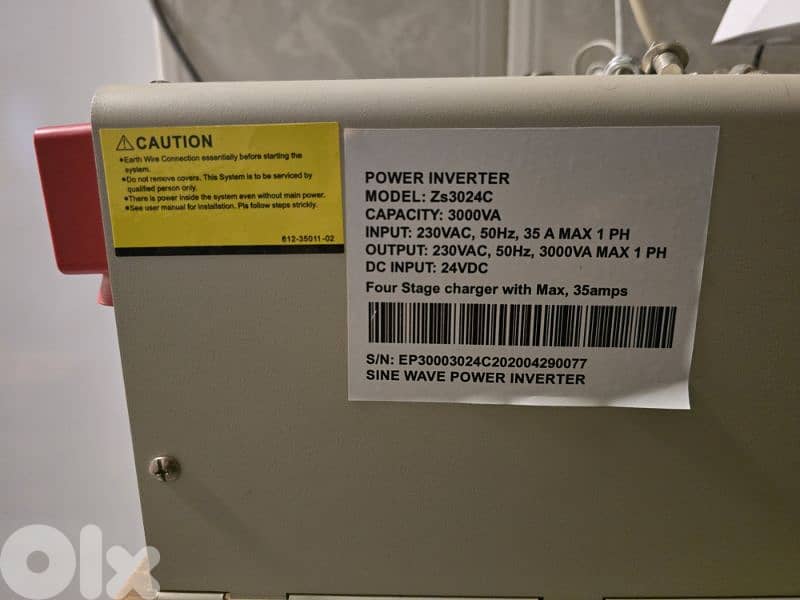 APS Inverter with 2 x 250Ah batteries 2